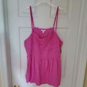 Terra & Sky 2X 20-22 Smocked Tank Top New